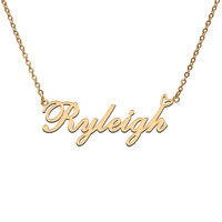 god with love heart personalized character necklace with name ryleigh for best friend jewelry gift