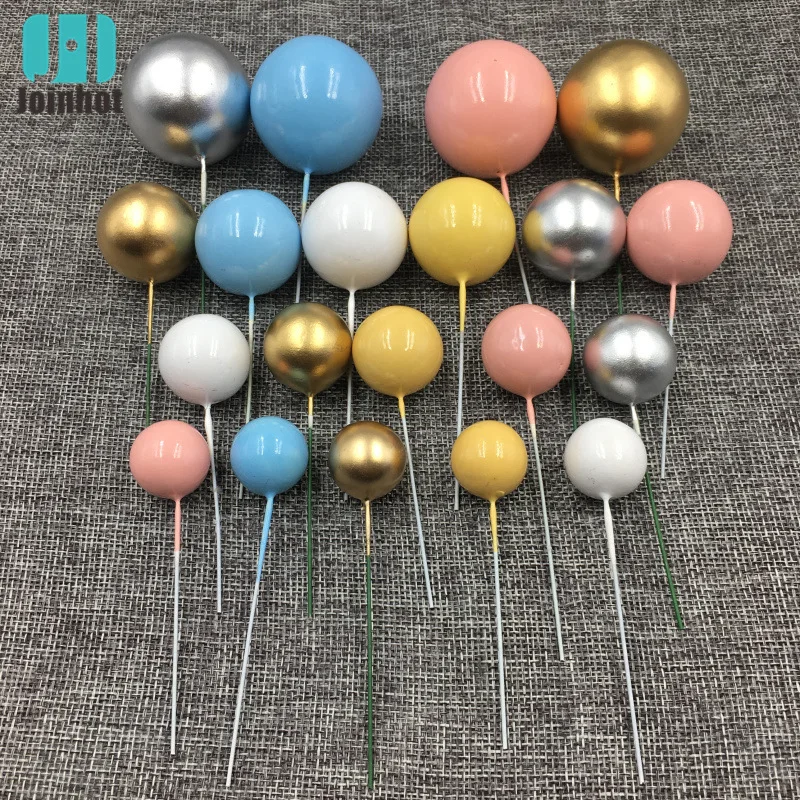 5 шт./компл. украшение для торта на день рождения цветные шарики Инс нормкор стиль