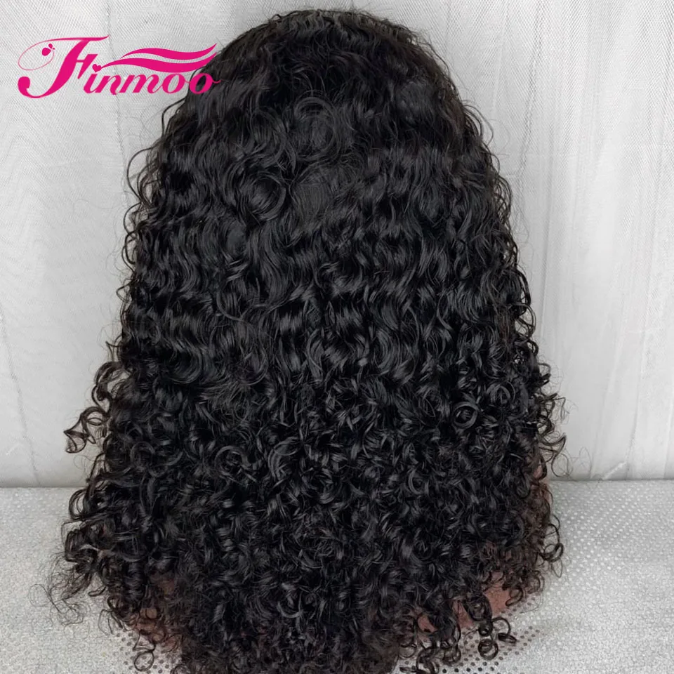 Кудрявый вьющиеся Синтетические волосы на кружеве человеческие парики