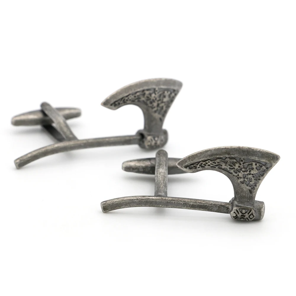 

Free Shipping Men's Cufflinks Axe Design Vintage Color Quality Copper Cuff Links Wholesale&retail