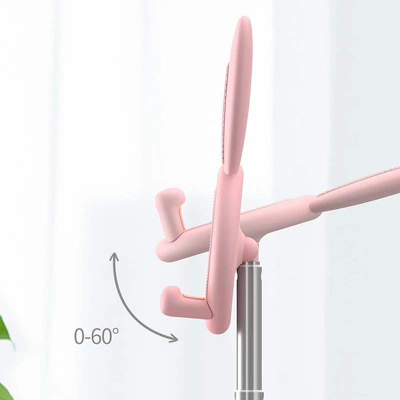 

Adjustable Lifting and Lowering Desktop Stand Cute Rabbit Ear Multipurpose Table Support Mobile Phone Holder Home Storage