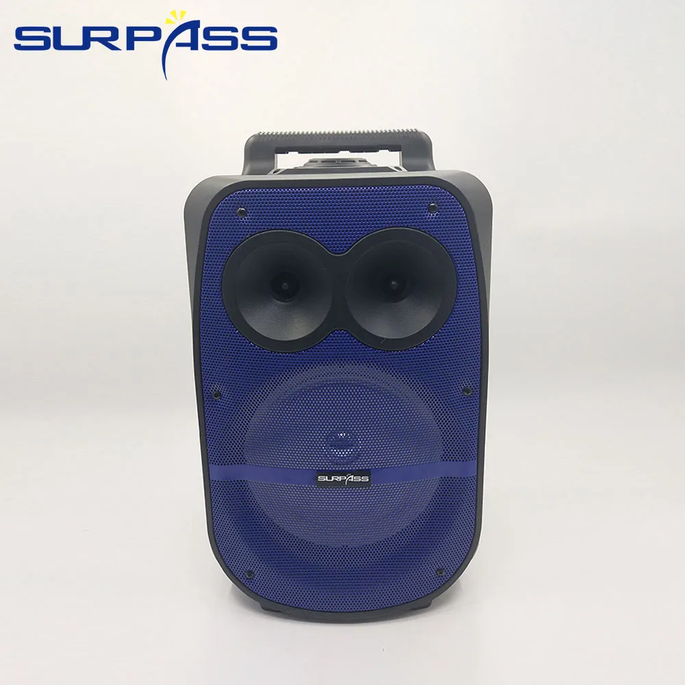 Портативный популярный караоке Bluetooth динамик на колесиках бас стерео сабвуфер