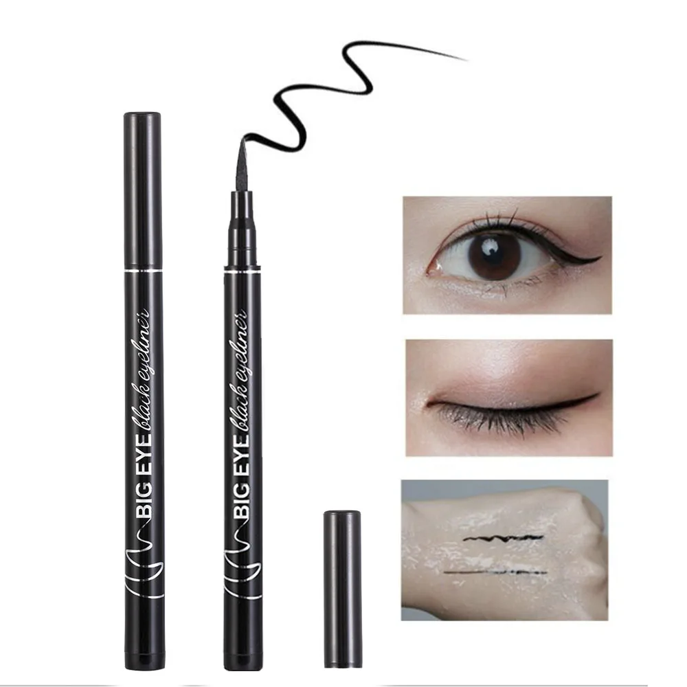 

2021 Women 1 Pcs Eyeliner Liquid Pen Waterproof Long Lasting Quick Drying Smooth Makeup Beauty Matte Eyeliner Stamp Eye Pencil