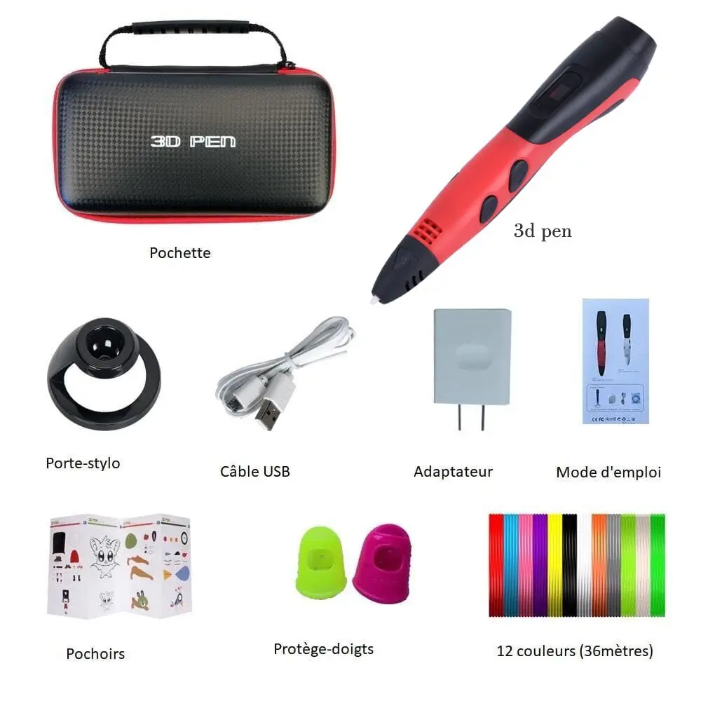 

Ручка для 3d-печати, с ЖК-дисплеем и USB-выходом, 1,75 мм