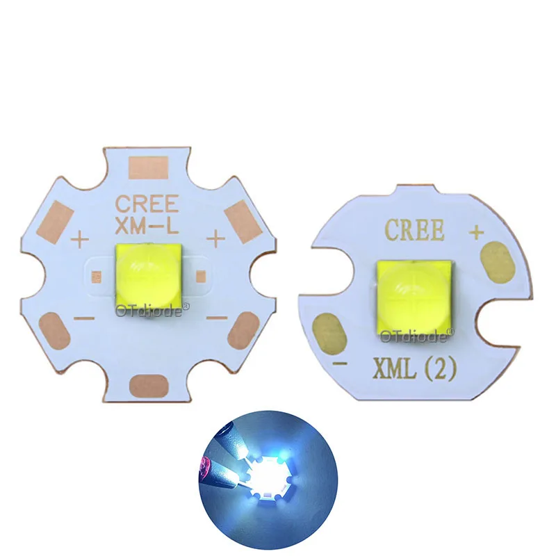 Newset 3V Cree XHP50.2 1A Cold White 6500-7000K 2nd generation LED Bead Diode Lamp Version 6A with 20mm 16mm DTP Copper MCPCB | Лампы и