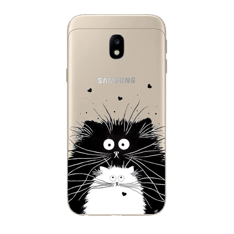 Мягкий ТПУ чехол для samsung Galaxy J3 чехол силиконовый чехол для samsung Galaxy J5 чехол для samsung j330F J530F бампер - Цвет: 17
