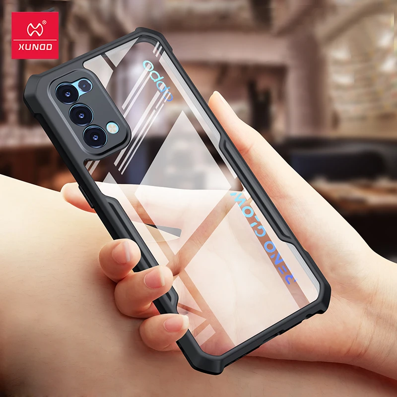 

For OPPO Find X3 Lite XUNDD Shookproof Protection Phone Case With Airbag Technology Transparent Shell For OPPO Find X3 Lite Case