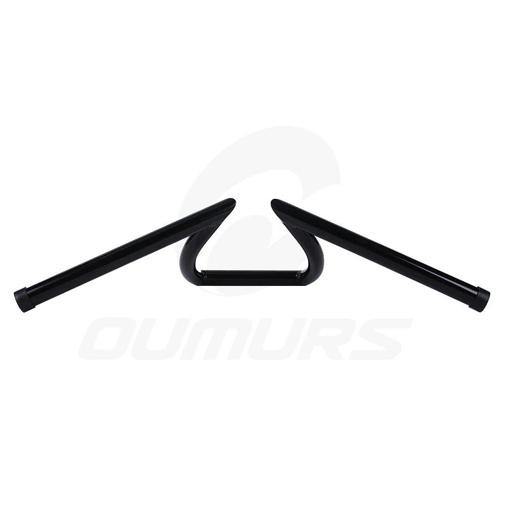 OUMURS Универсальный руль мотоцикла Drag Z Bars 1 &quotдюйм 25 мм для Harley Sportster Dyna Bobber Honda Yamaha