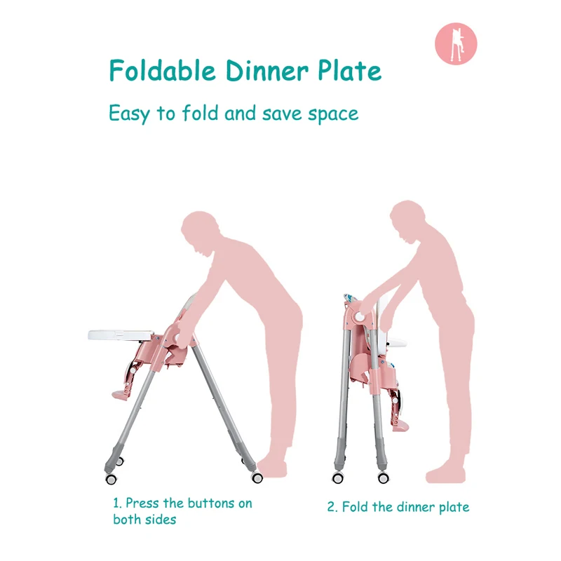 Регулируемое детское кресло babyinside портативное многофункциональное с ремнем