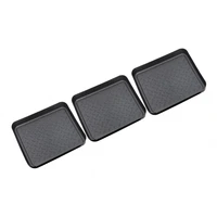 boot mat tray for floor protection 3 pack black shoe tray for garden garage indoor outdoor black