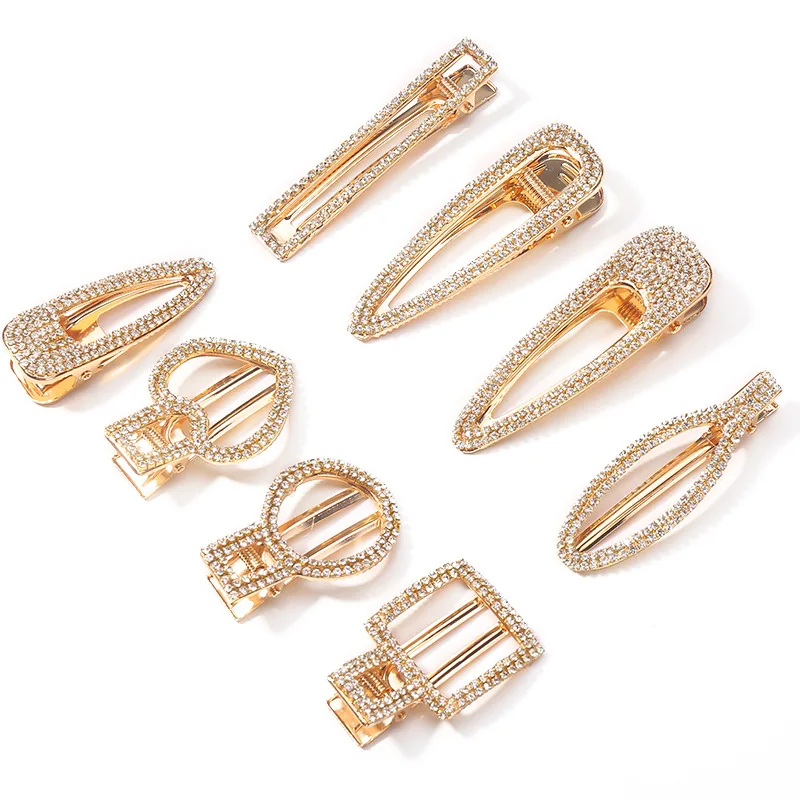 Металлическая заколка для волос циркониевая Шпилька модные жемчужные заколки