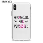 Чехол для телефона стойкий к сопротивлению для iPhone 13 11 12 Pro Max mini XS XR X 8 Plus 7 SE 2020 6S тем не менее, она сохранила феминизм, прозрачный чехол