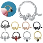 Кольцо для пирсинга носа, змея, пчелы, ноздрей
