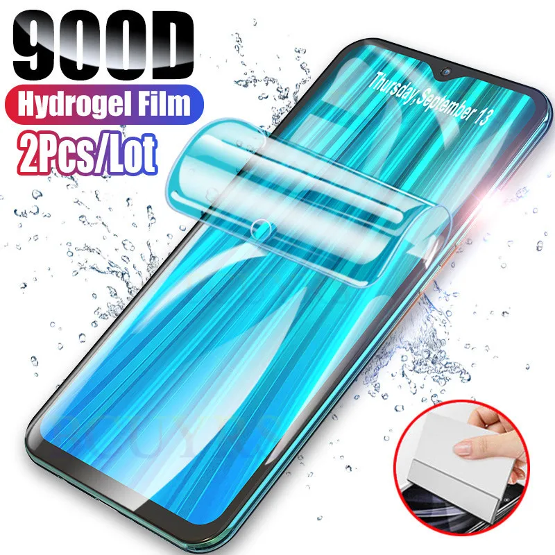 Пленка гидрогелевая защитная на экран для Xiaomi Redmi Note 8 8A 7A 9S 9 7 5 Pro Max K20 8T 2