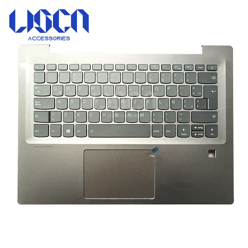 

Новая крышка для Lenovo 7000-14 ideapad 520S-14IKB, Упор для рук, верхняя крышка, Латинская клавиатура, тачпад, клавиатура с подсветкой 5CB0P29407