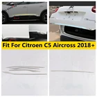 Аксессуары из нержавеющей стали для Citroen C5 Aircross 2018-2021, Нижняя крышка багажникаБоковая дверь
