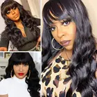 Парик-фея короткий Боб, волнистые человеческие волосы, парики для женщин, натуральные волнистые парики с челкой, парик из человеческих волос Remy