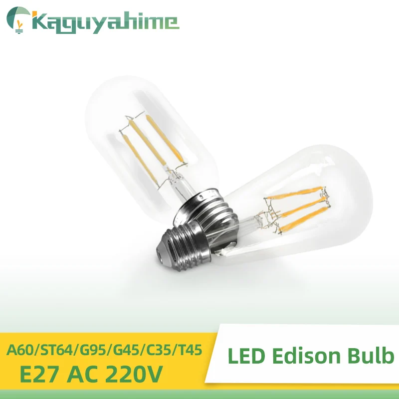 

Лампа накаливания Эдисона KPS E27 ST64 LED E14 Ретро светодиодный ные лампы накаливания 220 В светодиодсветодиодный лампа накаливания E27 лампа в винт...