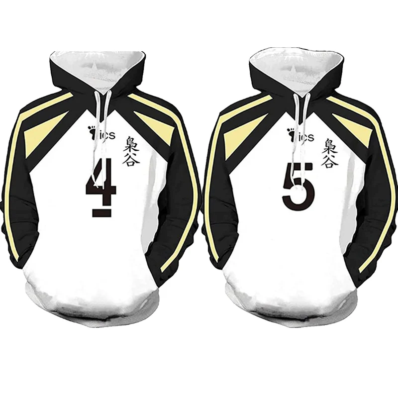 

Haikyuu Аниме Косплей Костюм Bokuto Koutarou толстовки волейбол Akaashi Keiji Толстовка свитер с капюшоном для Взрослых Унисекс Спортивная одежда