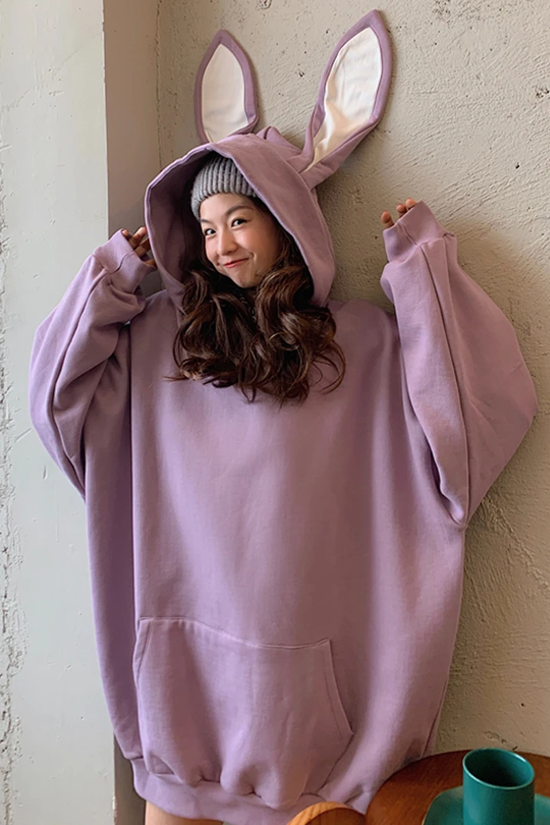 

Fashion Cute Hoodie Harajuku Cartoons Streetwear Oversize Crewneck Aesthetic Hoodie Sudaderas Para Mujer Women's Clothing DB60WY