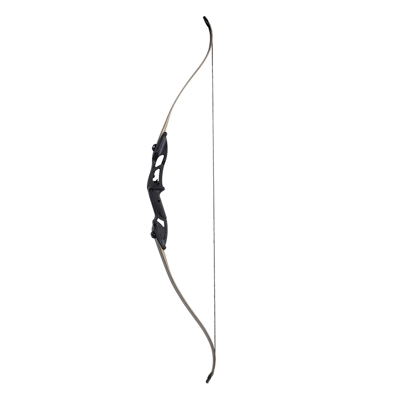 For Outdoor Arrow Shooting Archery Hunting Bow Strength Aluminium Alloy Takedown Straight Recurve Bow