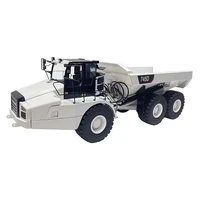 jzm dim k745 114 metal hydraulic remote control articulated truck rc car 745d painted white toys for adults th19404 smt5