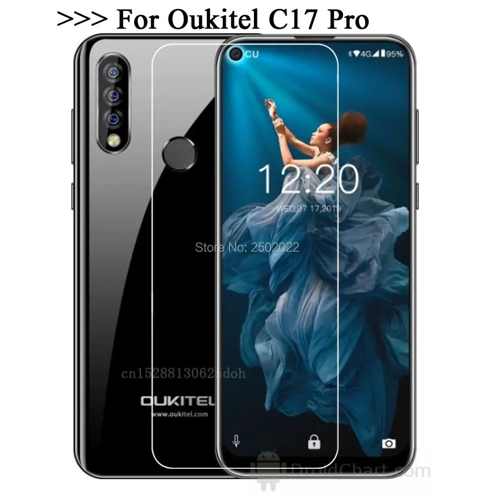 Защитное стекло закаленное 2.5D для Oukitel C17 Pro C18 20 шт. | Мобильные телефоны и
