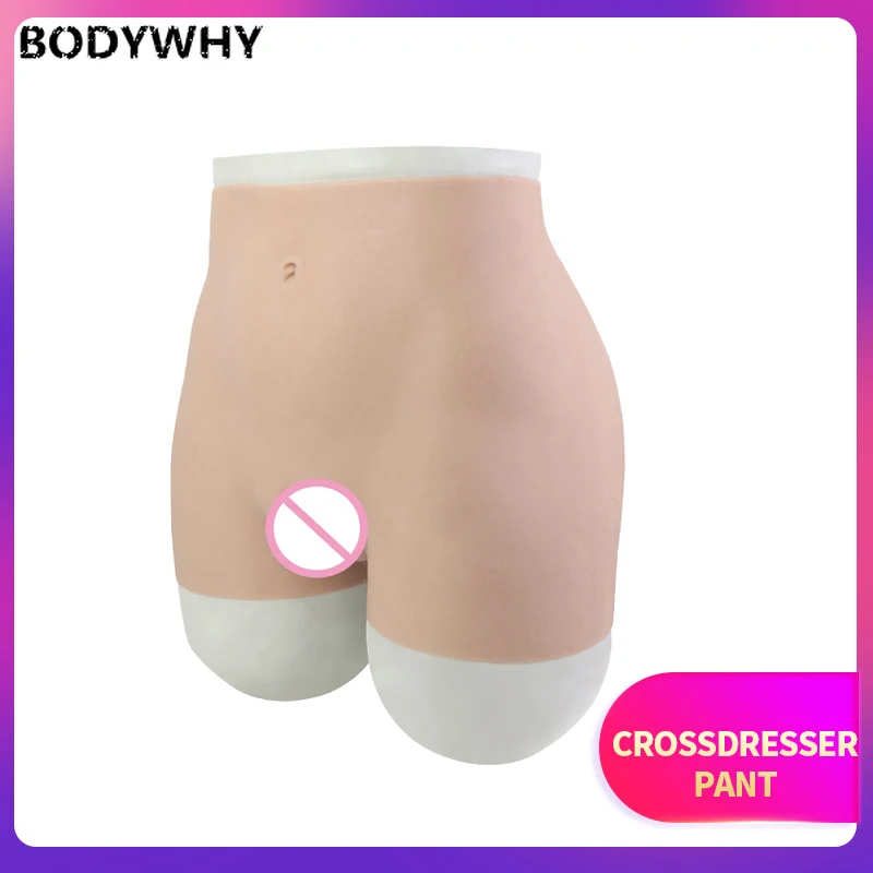 Crossdresser Silicone Pants with Artificial Penetrable Fake Vagina Transgender Realistic Underwear Shemale Body Shapewear