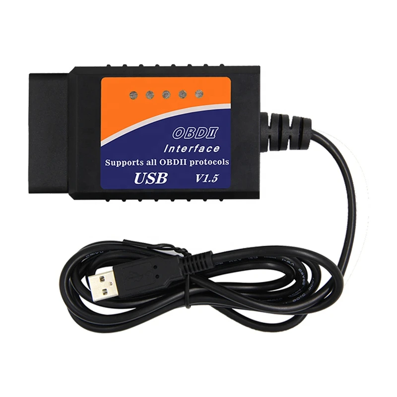 ELM327 v1.5 сканер для диагностики авто диагностика obd2 тюнинг автомобильный