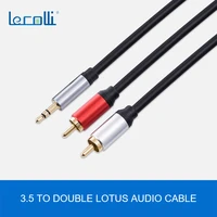 audio cable stereo 3 5mm to 2 rca male audio video cable rca audio cable spdif optical cable dvd sound multimedia 1 5m 1 8m 3m