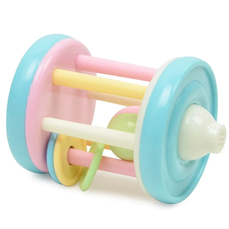 

0-12 month 10pcs Baby First Rattles toys and Teether Toy with Giant Milk Bottle Grasp kids educational Toys for children