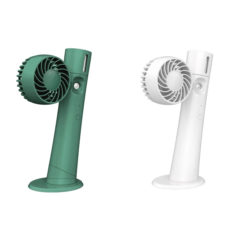 

Handheld Spray Fan Rechargeable Portable Handheld Personal USB Fan With 2 Speed Strong Wind For Outdoor Office