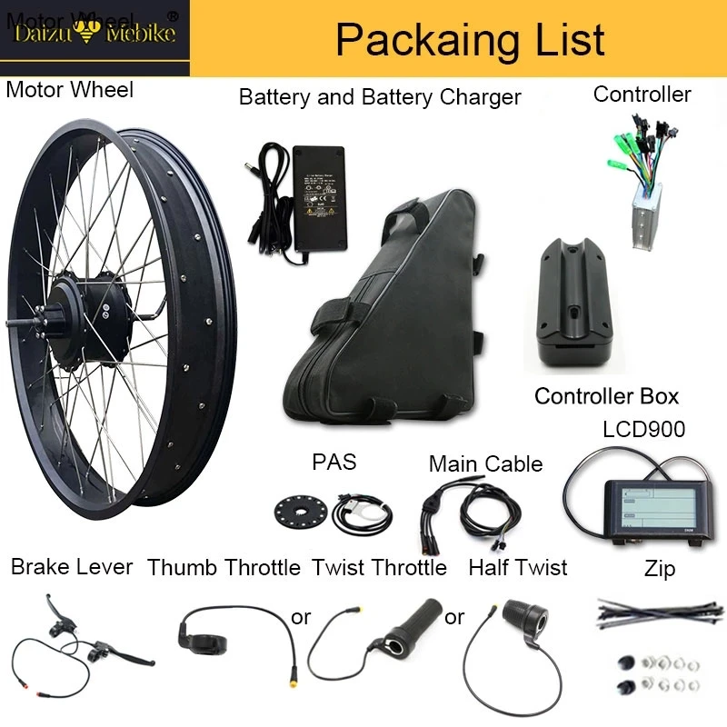 Verkauf 1000W Fett Reifen E Bike Conversion Kit Dreieck Batterie Hinten Rack Elektrische Bike Kit 48V26AH Samsung Für MTB Bicicleta Electrica