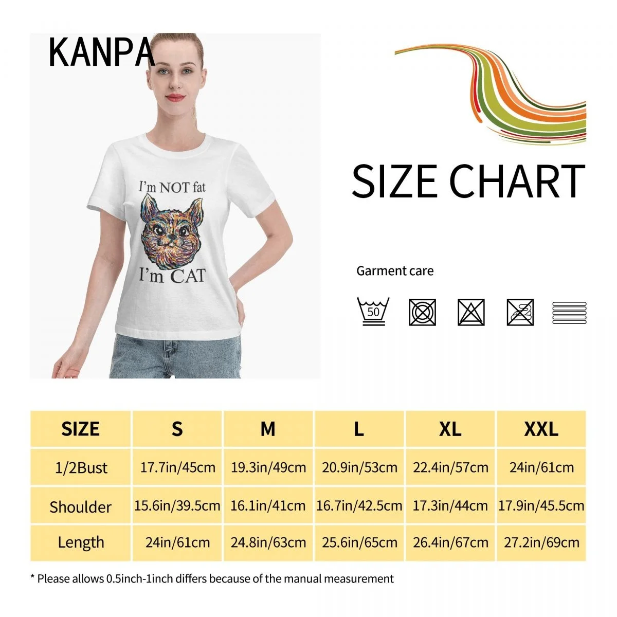 

Fat Cat Women's Cotton Graphic T-Shirts Ladies Basic Simple Designer T Shirt Female Top Tee Summer High Street Workout Tees 2021