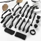 Черные ручки для мебели, ручки для шкафа, кухонные ручки, ручки для ящика, ручки для шкафа, ручки для шкафа