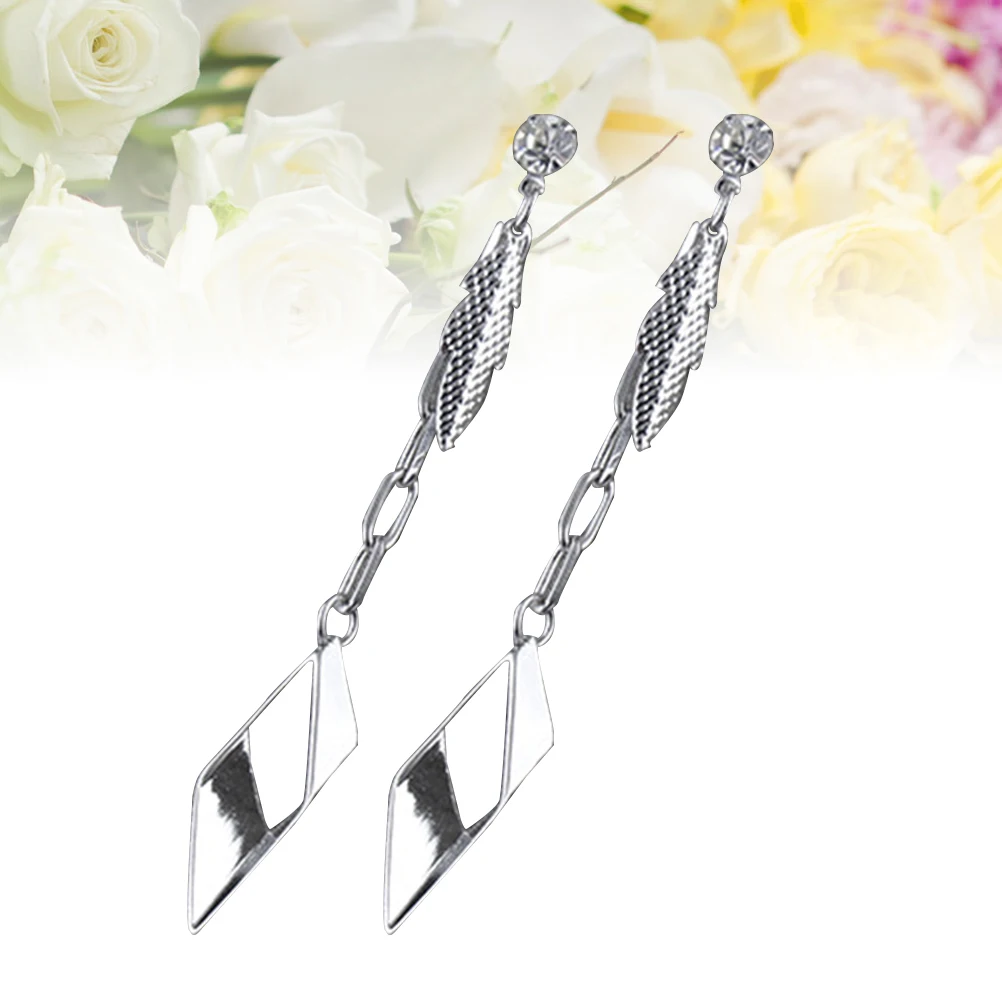 1 пара металлических сережек модные гипоаллергенные стильные простые шикарные