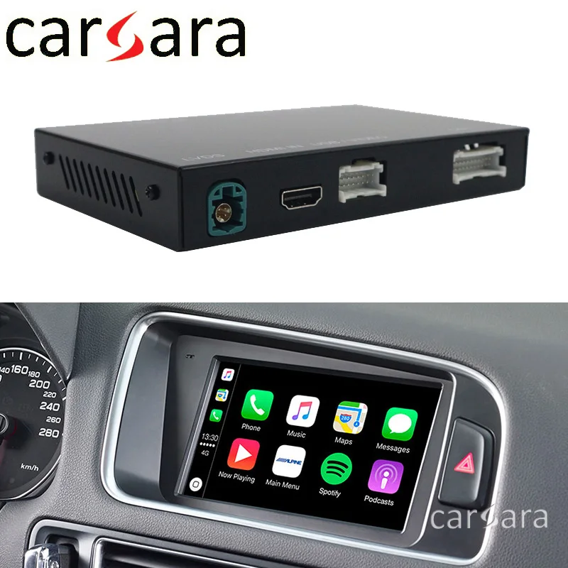 Günstig Drahtlose Carplay Decoder Für Au Di Q5 Nicht-MMI MuItimedia Interface CarPlay & Android Auto Nachrüstsatz