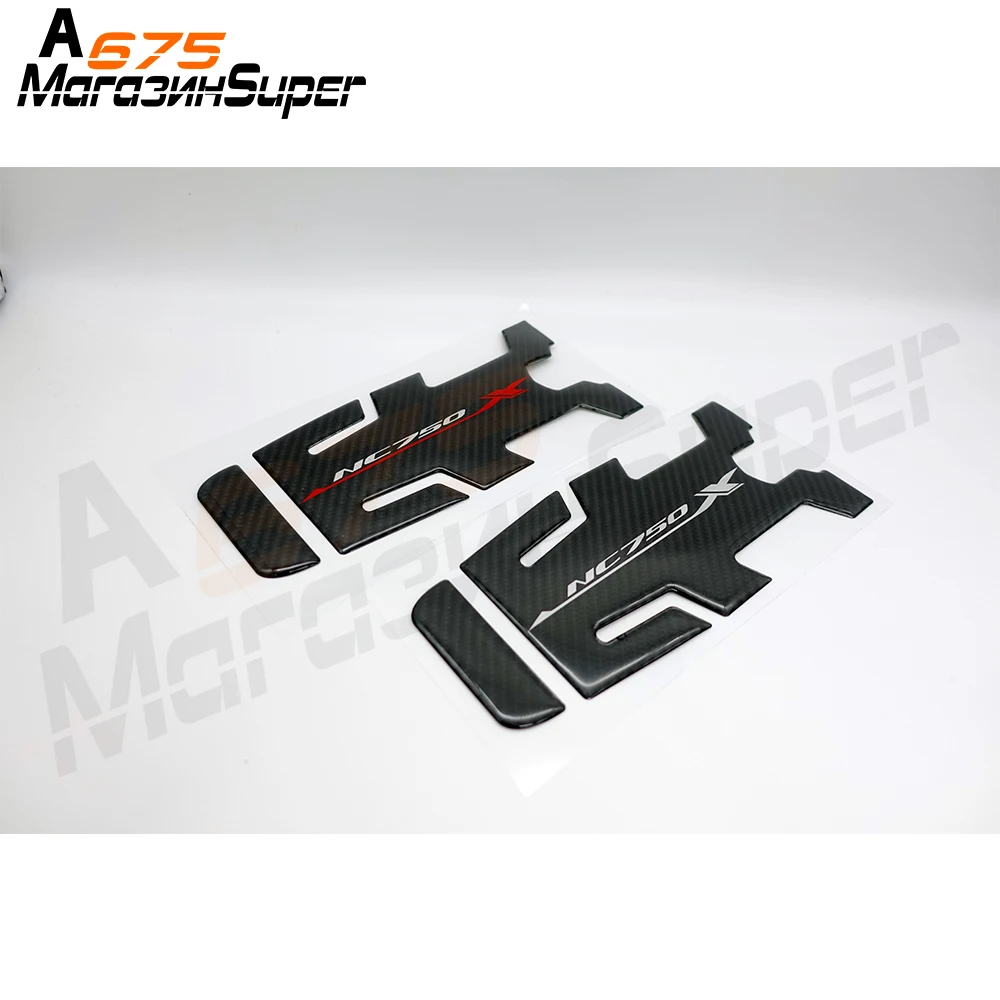2 Colors Red White Fit For HONDA NC750X NC 750X NC700 NC700X Carbon Fiber Oil Fuel Gas Tank Pad Tankpad Decal Protector Sticker |