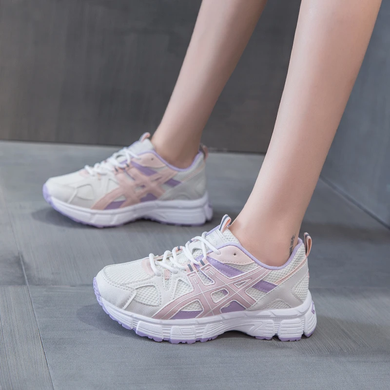 

2020 Women White Sneakers Fashion Thick Sole Tenis Female Spring Breathable Casual Shoes Platform Woman Old Dad Vulcanized Shoes