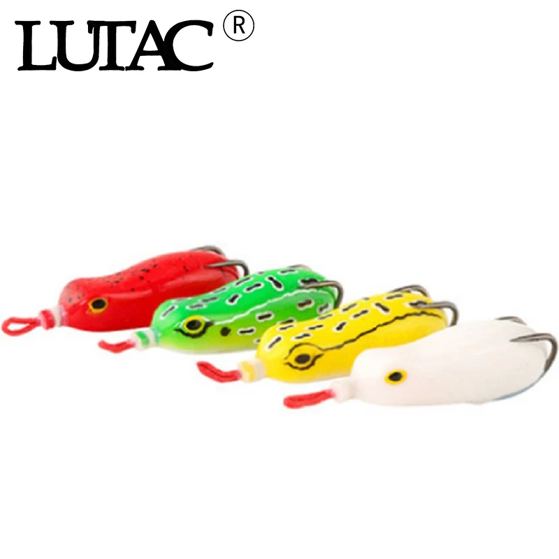 

LUTAC Fishing Lures Soft Modified Baits Frog Lure Topwater Wobbler 7cm 15g Artificial Bait Fishing Tackle Baits