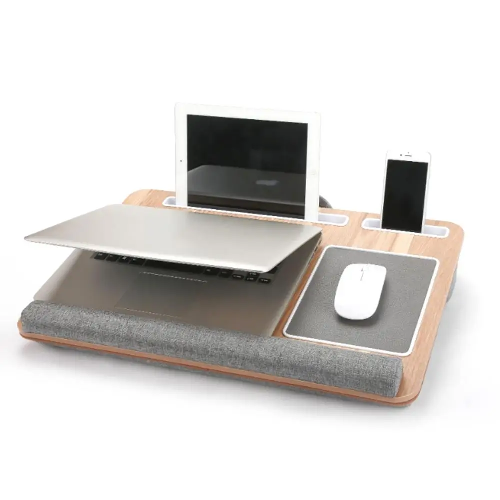 Multi-functional Lap Laptop Desk Portable Bed Tray PC Table Stand Notebook With Tablet Pen & Phone Holder | Мобильные телефоны и