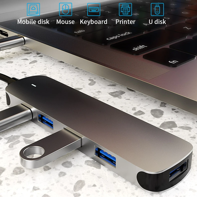 док станция тип c 4 порта usb 30 разв