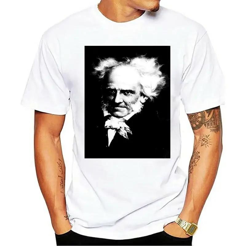 Футболка Schopenhauer философия существования мужская рубашка с кибер понедельник США