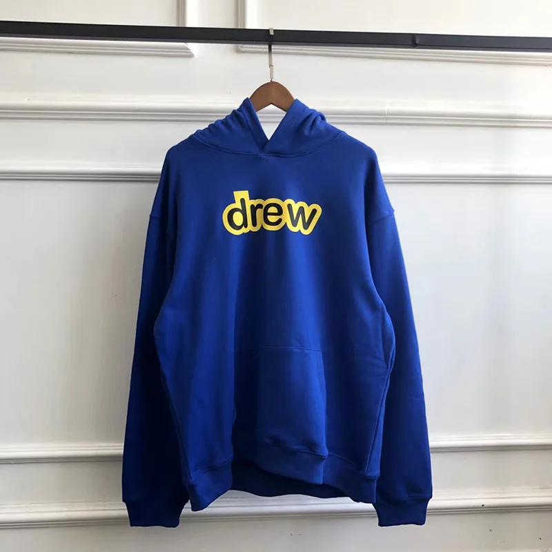 DREW HOUSE Леденец Печати Xxxtenation Мужская толстовка странные вещи Harajuku Свободные толстовки с капюшоном для мужчин и женщин худи на махровой подкладке - Цвет: Синий
