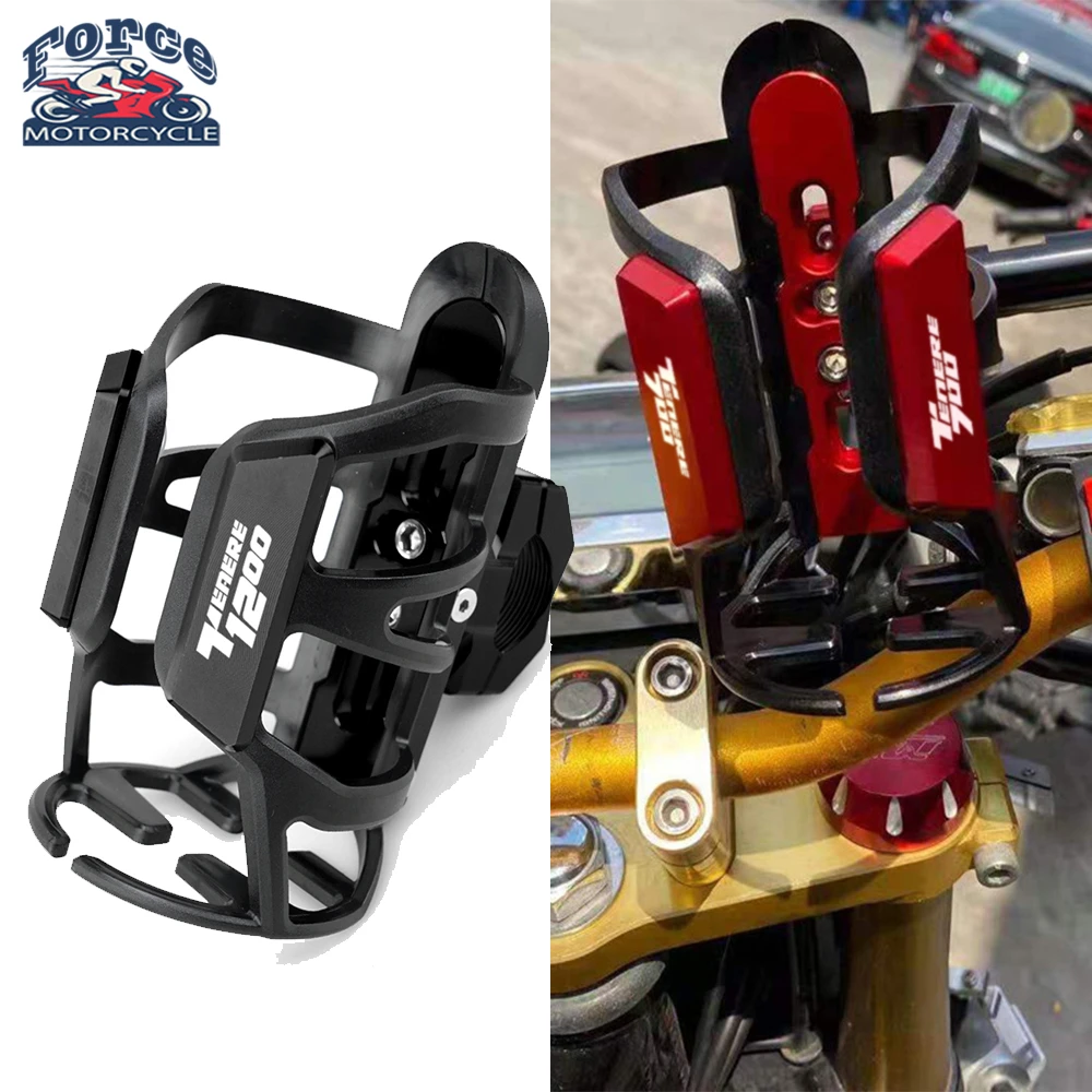 

For Yamaha Tenere 700 XTZ700 super tenere 1200 XTZ1200 TENERE700 1200 Motorcycle CNC Beverage Water Bottle Drink Cup Holder