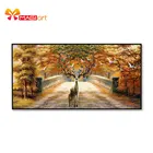 вышивка крестом наборы рукоделие, наборы для вышивки 11CT водорастворимые рисунки на холсте 14CT в виде оленя в животном стиле