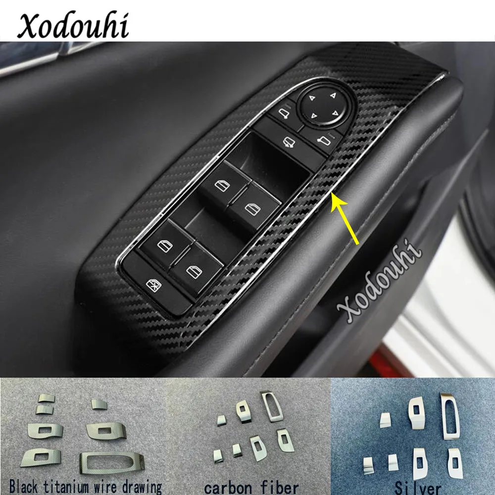 

Крышка для правого руля автомобиля, внутренняя дверь, окно, стекло, переключатель, панель, отделка рамы, детали 7 шт. для Mazda CX-30 CX30 2020 2021