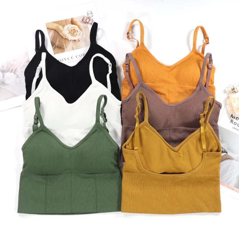 

Sexy Sport Bra Top Backless Sports Bra Women Bra Tops Bralette V Neck Brassiere Adjustable Seamless Underwear Push Up Sport Bra