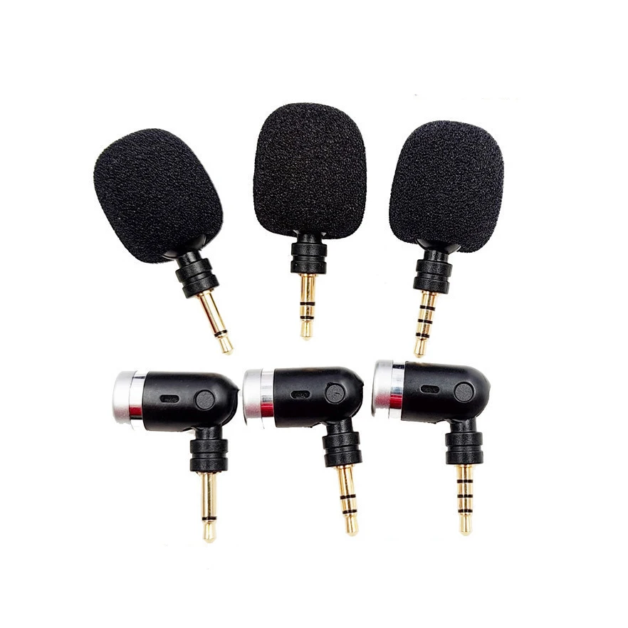 Mini Microphone Bendable Flexible Straight 3.5mm Jack Aux Mono/ Stereo/ 4 Pole Mic for Mobile Phone Computer Laptop PC Recorder |