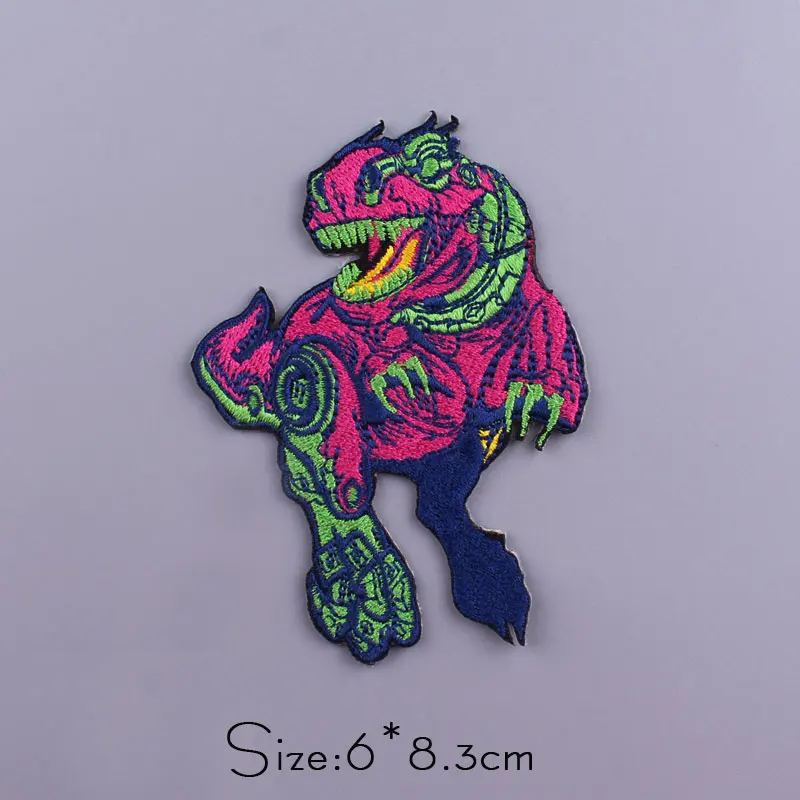 Нашивка с динозавром Парк Юрского периода вышитые нашивки для одежды нашивка